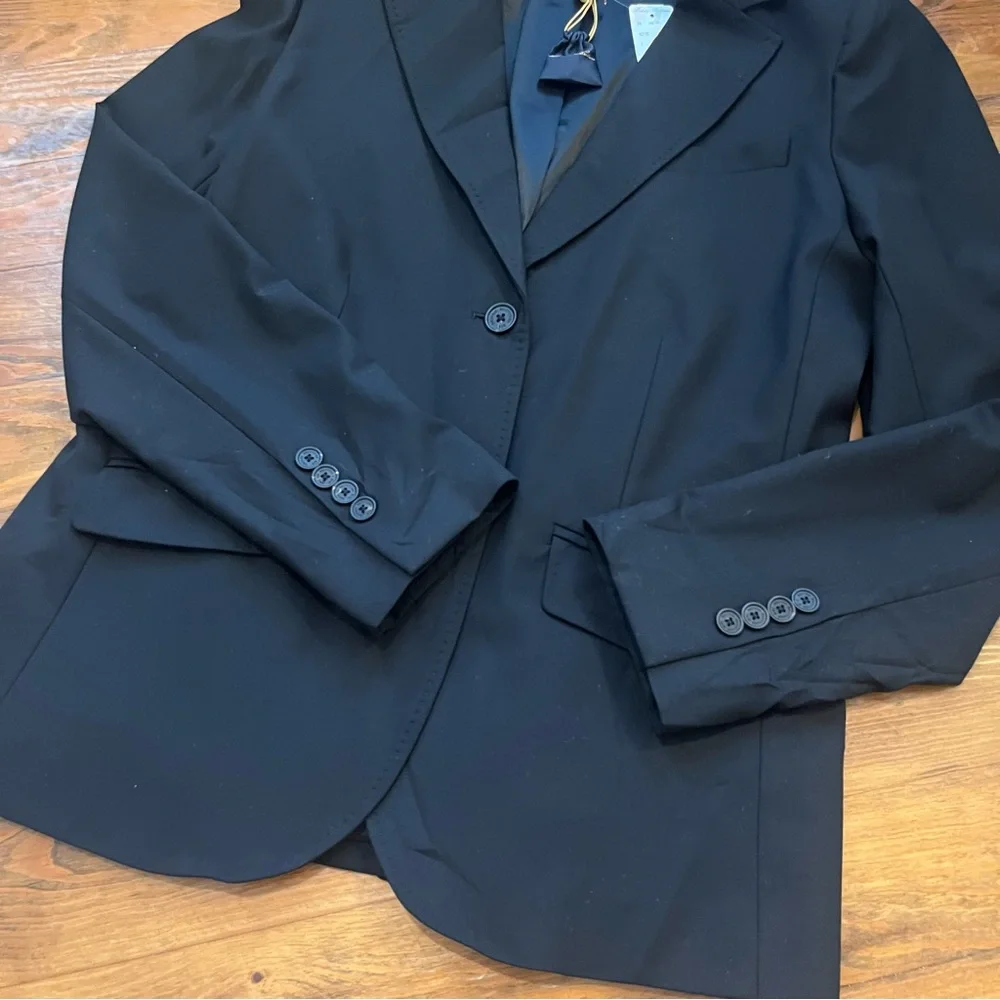 Brooks Brothers NEW Women’s Black Italian Wool Blazer Career Size‎ 10
Two Button - Picture 8 of 16
